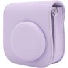 Plyisty Borsa Protettiva per Fotocamera Mini 12 Mini 11 in Pelle PU, con Tracolla, Design Ad Alto carico. (PURPLE)