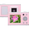 Annadue Fotocamera Digitale, Fotocamera Digitale da 2,4 Pollici con Fotocamera Anteriore e Posteriore, Videocamera da 48 MP con Luce di Riempimento per i Viaggi (Roseo)