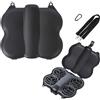 Kunoli Custodia per drone DJI, custodia rigida in plastica, custodia protettiva per drone, custodia compatta per DJI Flip, anti-collisione e anti-graffio, custodia per DJI Flip (nero)