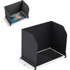 HERCHR Cappuccio parasole pieghevole per tablet, monitor per telecomando, telefono, parasole, parasole, parasole, monitor, parasole, parasole nero per drone (L128)