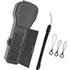 SHINLHUA Custodia protettiva moderna elegante per videoregistratore tascabile 4/3 con filtro interno in strato silicone Slot organizzato magnetico Custodia per fotocamera antiurto