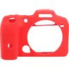 ASHATA Per Custodia Per Fotocamera R7, Custodia in Silicone Per Fotocamera Digitale R7, Custodia Protettiva in Silicone Per Fotocamera R7 Antiscivolo (Rosso)