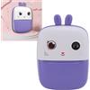 Annadue Fotocamera per Stampa per Bambini, Risoluzione 48M Multifunzionale 1080P HD, Tecnologia di Stampa in Scala di Grigi, Batteria da 1800 MAh, Design a Cartone Animato, per i più
