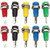 TOPINCN Presa da Pannello da 2 Mm Presa Jack A Banana in Ottone di Alta qualità per Inverter, 5 Colori 30 Vca-60 Vcc/Max. 10 A, Strumenti Elettronici