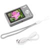 CHICIRIS Fotocamera Digitale da 12 MP 1080p, Schermata TFT da 2,4 Pollici 16x Zoom Focus Tocket Digital Camera per Student Vlog (GRAY)