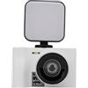 Garsent Fotocamera Digitale, Fotocamera per Vlogging da 2,5K con Luce di Riempimento, Fotocamera con Zoom Digitale 16X da 24 MP, Fotocamera Compatta per Riprese Puntiformi per (WHITE)