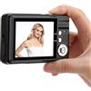 Tomvorks Fotocamera Digitale con Scheda Zoom 8x, Portatile, Leggero, LCD da 2,7 Pollici, Microfono Incorporato, (#1)
