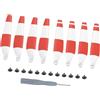 Tmboryuu 3 8PCS 6030F Eliche rinforzate per 3/4 Design a due lati con stabilità di volo colorato due eliche di ricambio laterali