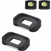ULBTER EB 80D 90D Conchiglia Oculare per Canon EOS 90D 80D 70D 60D 50D 40D 20D 5D Mark II / 5D / 6D Mark II / 6D (2 pezzi), ULBTER Eyepiece Eyepiece Viewfinder Eye Cup