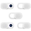 Generic 5 coperture per webcam ultra sottili da 0,08 cm, protezione per la privacy, protezione della privacy, forte adesivo, per laptop, telefono, tablet, fotocamera, per iPhone, iPad, iMac, accessori per PC