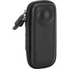 SENECESLI Borsa per Action Cam con Cerniera Bidirezionale, Custodia Protettiva in Pelle PU per Fotocamera X4 X5, Borsa da Viaggio con Zaino in Spalla