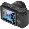 Lazmin112 Fotocamera Digitale, Fotocamera Digitale Punta e Scatta 5K 30 FPS 64 MP con Zoom 12X, Touchscreen Flip da 3,2 Pollici, Messa a Fuoco Automatica, Fotocamera Mirrorless per
