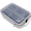 Denash Borsa di Stoccaggio della Fotocamera, Copertura Trasparente a Prova di Acqua Portatura per Fotocamera Digitale Mirrorless con Spalla, Spaziosi Interni e Divisori Flessibili