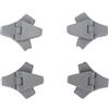 GKYQVE Accessorio pieghevole portatile con ABS di sollevamento da 1 cm, stabilità migliorata per 2 piedi stabilizzatori per fotocamera