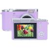 Jectse Fotocamera Digitale per la Fotografia, Fotocamera da Viaggio Compatta da 48MP, 8X Punto Zoom Elettronico e Sparare Camara con Schermo da 2,4 Pollici, Luce di Riempimento LED