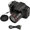 Wrtysully Fotocamera Portatile da Viaggio Vlog Fotografia 16X Zoom Digitale 1080P HD Fotocamera Reflex Fotocamere Anti-Vibrazione per Streaming Live