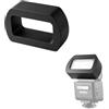 Gvrxec AK-R32 - Anello adattatore per flash IT32, per accessori S-R1, colore: nero | Anello in silicone indeformabile, 7,6 × 4,7 × 2,4 cm, dimensioni interne 5,7 × 2,8 cm, 64 g, per accessori