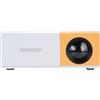 ERYUE Proiettore da Viaggio Intelligente, 1080P 100ANSI 6000 LM con Rapporto di Contrasto 10000:1, Mini Proiettore Cinematografico Portatile per Home Cinema, USB, 3,5 Mm, Riunioni