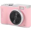 Yanmis Fotocamera Digitale, Fotocamera Compact 4K 64MP Anti Shake, 16x Digital Zoom, Digital Point e Shoot Videocamera Web con Luce di Riempimento per Ragazzi Adolescenti per (32GB)