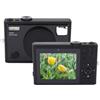 Annadue Fotocamera Digitale, 5K 72MP Zoom 18x Schermo da 2,8 Pollici Doppia Fotocamera Anteriore e Posteriore con Filtri Multipli, Fotocamera Compatta Portatile per Studenti per i Viaggi