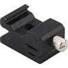 Generic Adattatore hot shoe per fotocamera DSLR Mirrorless Flash Mount vite staffa adattatore con 1 4 filettatura compatibile con come accessori per fotocamere DSLR