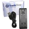 Trade-Shop Stazione di ricarica micro USB ad alte prestazioni per Insta 360 One R sostituisce Insta IS360RB / fotocamera, action cam