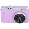 Jectse Fotocamera Digitale retrò 48MP 1080P Zoom 16x e Luce di Riempimento, Schermo da 2,4 Pollici, Fotocamera Selfie con Timestamp e Adesivi Carini, Tempo di Scatto di 210 Minuti,