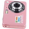 Cornesty Fotocamera Digitale 4K Display LCD da 48 MP Zoom 8x Fotocamera per Fotografia Scatto Continuo (Roseo)