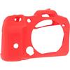 Yunseity Custodia per Fotocamera per Fotocamera Digitale R7, Custodia Protettiva in Silicone Leggero Antiscivolo, Protezione in Silicone Colorato per Fotocamera (Rosso)