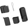 Mekalero Custodia protettiva in silicone per Pocket 4, con protezione schermo separata e custodia per batteria