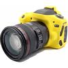 Market&YCY Custodia protettiva in silicone per fotocamera protettiva della fotocamera professionale, Per Canon EOS 80D - Giallo