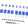 TQUXNGA 8Pieces 6030F Eliche Due Colore Ala per 3/4 Facile Installazione Aerea Fotografia Accessori