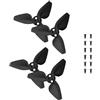 Nucelit 2 paia di eliche di ricambio per eliche Pocket Flying Camera leggera accessori ala puntelli