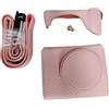 Sunydog Borsa Fotografica per G7 X Mark II/G7 X Mark III, Custodia Protettiva in Pelle Premium con Funzionalità Pratica per i Fotografi, Colore (Rosa)