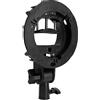 Generic Supporto staffa tipo S con staffa di montaggio Flash Supporto verticale orizzontale No Hot Shoe Pressione Misura regolabile per Softbox Beauty Dish Riflettore Ombrello