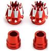 HOOLRZI 3mm Rockers Testa Antiscivolo Trasmettitori Metallo Stick Ends Per X9DP X10S X12S Telecomandi Sapre Parti Controller Accessori