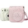 JXE - Custodia protettiva in pelle PU per fotocamera Polaroid Fujifilm Instax Mini 9 8 8+