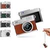 Sxhlseller Mini Fotocamera per il Portachiavi, 1080p 20 MP Small Digitale Videocamera con Schermo 0,96 Pollici, Fotocamera retrò Portatile per la Registrazione Video, Fino a 128 G di (BROWN)