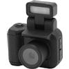 VBESTLIFE Mini Fotocamera Digitale con Schermo LCD da 1,44 Pollici, Fotocamera con Pollice Compatta 1080p, Videoregistratore Portatile con Flash Ribaltabile e Base di Ricarica