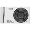 Generic Fotocamera Digitale, Fotocamera Compatta con Funzione Anti Shake (WHITE)