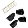 CAZSTYK 4Pcs 5mm UAV Landing Gear Estensori Protettivi Antiurto Pad per 4 Quadcopter Professionale Facile Installazione Staffe Staccabili
