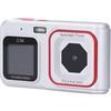 Yunseity Fotocamera Digitale, Fotocamera Compatta, Messa a Fuoco Automatica, Filtri Colorati Multipli, Zoom 16x per le Lauree (SILVER)