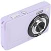 Tbest 50 MP 1080p Digital Camera HD Screen Focus Auto Focus Camera Compatta per Student Girl Boy Support Fino a 64 GB (PURPLE)