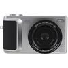 AKLOSIPY Fotocamera Mirrorless Digitale, Flash Video Selfie con Messa a Fuoco Automatica 4K da 64 MP e Zoom 16x, Filtri Bellezza, Schermo Ribaltabile a 180°, Materiale ABS (SILVER)