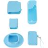 Kaeltsyn Custodia in silicone per fotocamera Pocket 4, con superfici antiscivolo, design antiurto, base verticale
