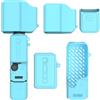 Honbobo Custodia in silicone per DJI Osmo Pocket 4P, Protezione Copertura Protezione Custodia Copertura in silicone per DJI Osmo Pocket 4P (Blue)