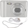 Mtlavishness Mtlavishishishishing Digital Camera per adolescenti e bambini che catturano ricordi in stile ovunque 2 7K 48MP HD 2 4 pollici Screen a colori 8x Digital Zoom Compact Design per