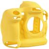 Market&YCY Custodia protettiva in silicone per fotocamera protettiva della fotocamera professionale, Per Nikon D4/D4S - Giallo