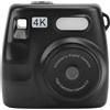 Luocute Fotocamera Digitale 1080P con Doppio Obiettivo da 48 MP, Fotocamera Anteriore e Posteriore con Schermo IPS da 2,0 Pollici, Fotocamera HD con Giochi e Adesivi, Fotocamera (BLACK)