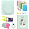 Clikoze Set di accessori per fotocamera istantanea: include custodia per fotocamera compatibile con Fujifilm Instax Mini 12, mini album book, specchio per selfie, adesivi per pellicola, filtri